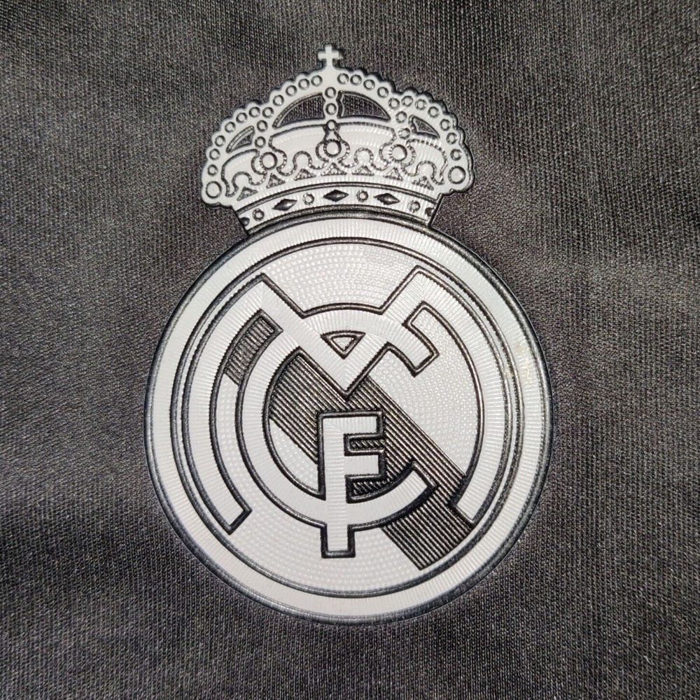 Ronaldo 2014/15 Real Madrid Black Dragon Third Long Sleeve Jersey Size L Men NWT - Picture 7 of 11